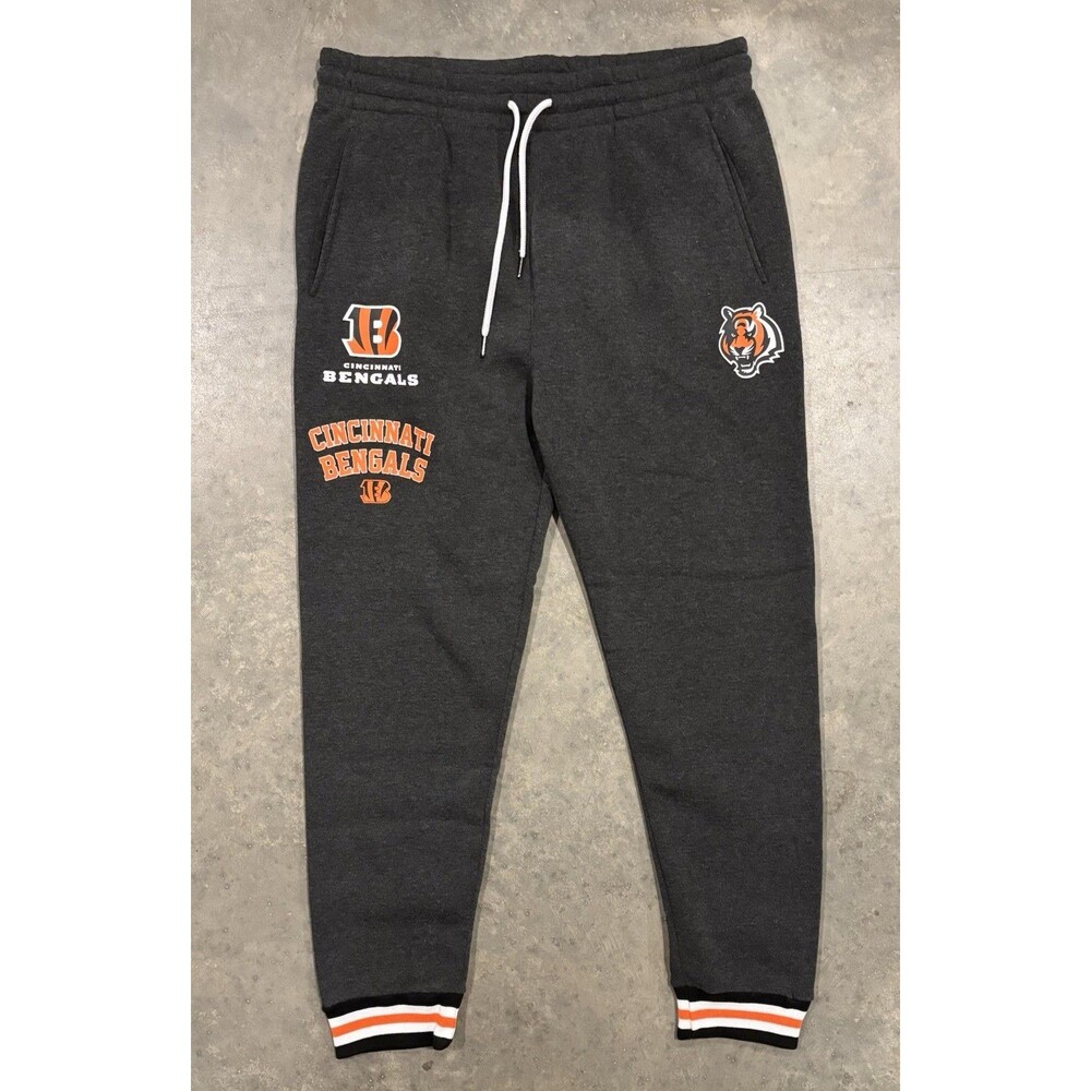 NWOT Cincinnati Bengals Joggers Sweatpants Mens XL Gray NFL